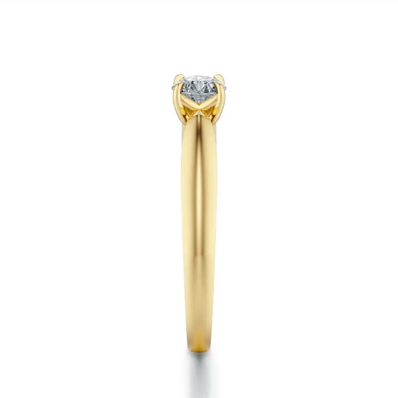 Pierścionek z małym diamentem 0.30ct SBPZ_046